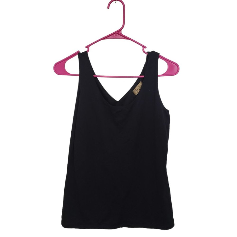 CT556 Boutique Essentials Ladies Black Lined Tank M